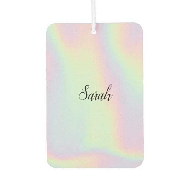 Désodorisant Pour Voiture Holographie cool tendance (Devant)