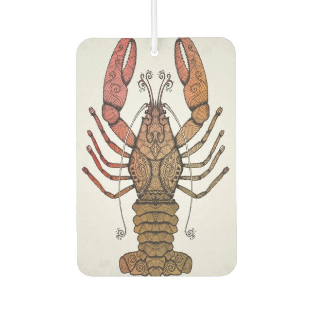Désodorisant Pour Voiture Homard style (Devant)