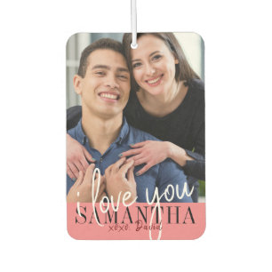 Désodorisant Pour Voiture I Love You Valentine's Day Photo