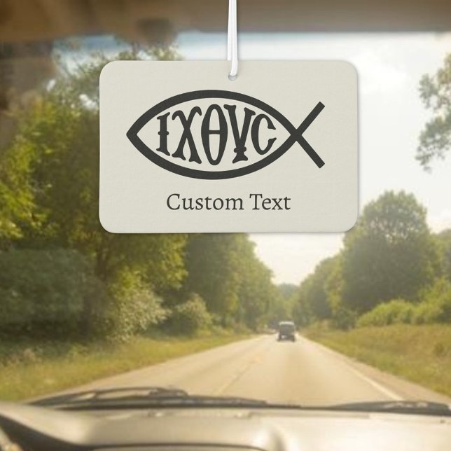 Désodorisant Pour Voiture Ichthys Christian Symbol (Créateur téléchargé)