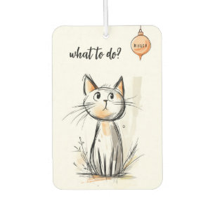 Désodorisant Pour Voiture Illustration de chats doux