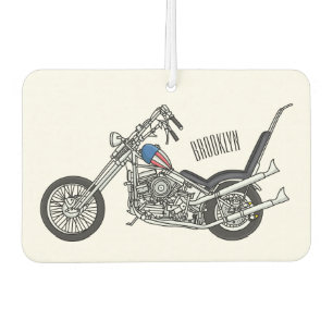 Désodorisant Pour Voiture Illustration de Chopper Motorcycle 1950