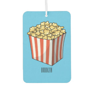 Désodorisant Pour Voiture Illustration de dessin animé Popcorn
