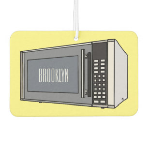 Désodorisant Pour Voiture Illustration de dessin sur micro-ondes