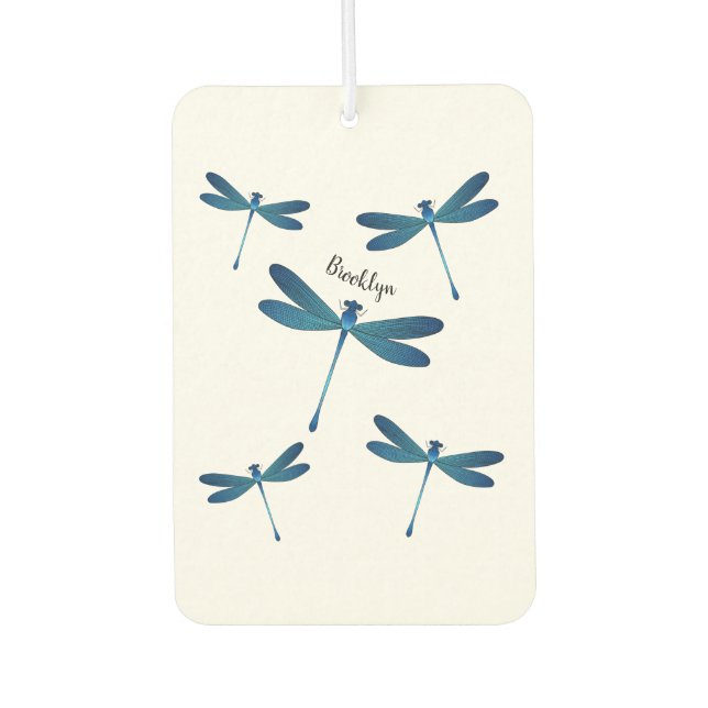 Désodorisant Pour Voiture Illustration de dragonfly (Devant)