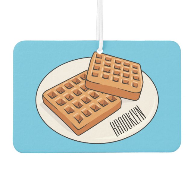 Désodorisant Pour Voiture Illustration de gaufre (Devant)