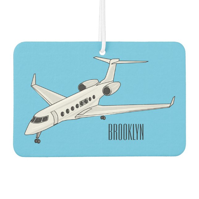 Désodorisant Pour Voiture Illustration de jet privé (Devant)