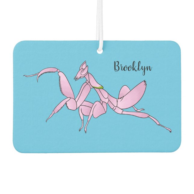 Désodorisant Pour Voiture Illustration de l'orchidée mante (Devant)