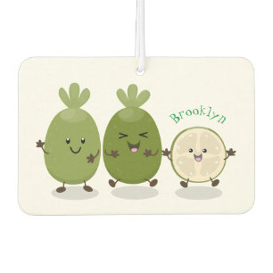 Désodorisant Pour Voiture Illustration de mignonne guava feijoa
