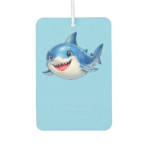 Désodorisant Pour Voiture Illustration de requin mignon aux grands yeux Anim