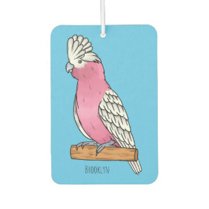 Désodorisant Pour Voiture Illustration d'oiseau de Galah