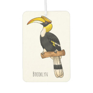 Désodorisant Pour Voiture Illustration d'oiseau de grande corneille