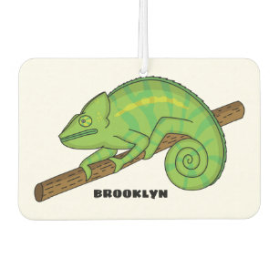 Désodorisant Pour Voiture Illustration du caméléon de la parson