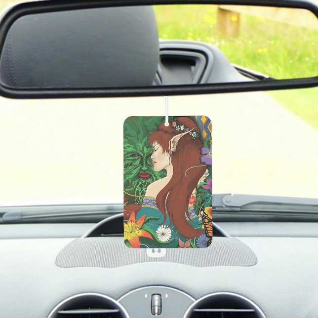 Désodorisant Pour Voiture Imaginaire d'elfe vert (Créateur téléchargé)