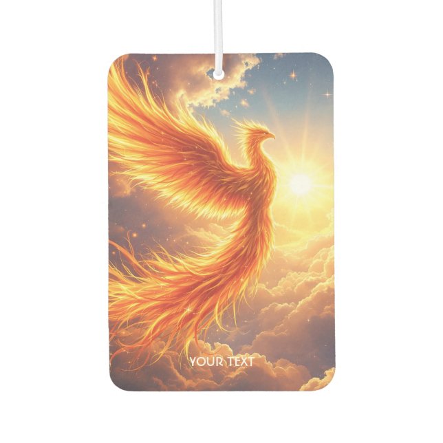 Désodorisant Pour Voiture Imaginaire Flamme mignonne Phoenix augmente (Devant)