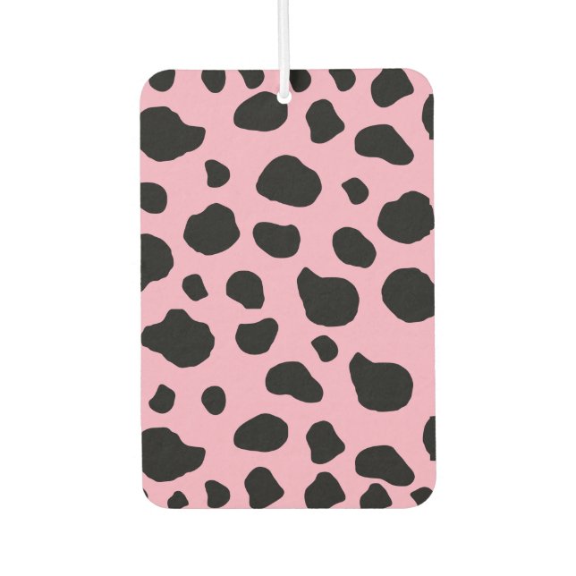 Désodorisant Pour Voiture Impression de vache, Motif de vache, Spots de vach (Devant)