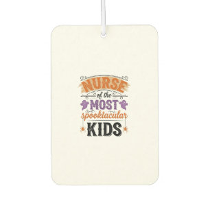 Désodorisant Pour Voiture Infirmière d'Halloween Spooktacular Enfants Design