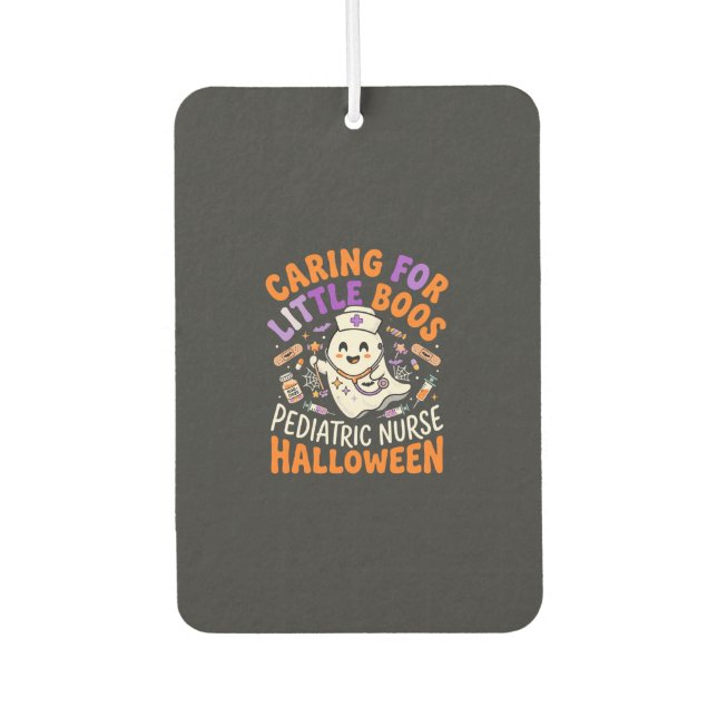 Désodorisant Pour Voiture Infirmière Halloween Petits Bouh (Devant)