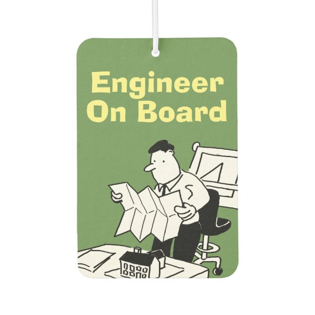 Désodorisant Pour Voiture Ingénieur à bord (Devant)