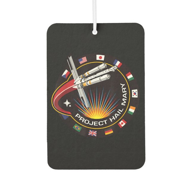 Désodorisant Pour Voiture Insigne de mission spatiale (Devant)
