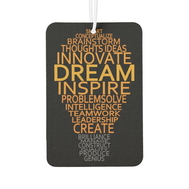 Désodorisant Pour Voiture Inspirational Light Bulb air frais (Dos)