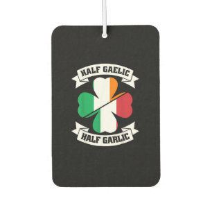 Désodorisant Pour Voiture Irlandais Italien Demi Gaelic Demi Garlic Saint Pa