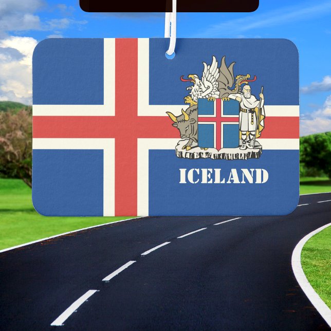Désodorisant pour voiture Islande, désodorisant vo (Créateur téléchargé)