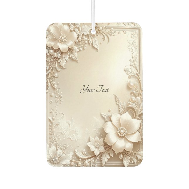 Désodorisant Pour Voiture Ivory Flowers Air Freshener (Devant)