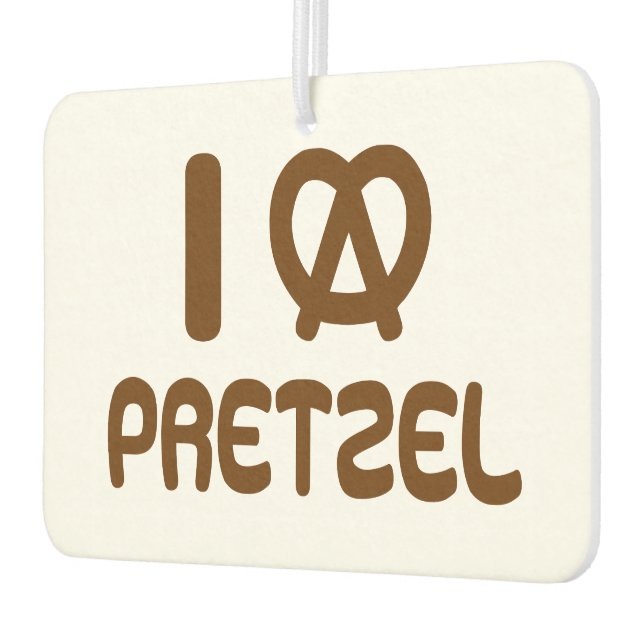 Désodorisant Pour Voiture J'adore le bretzel (Gauche)
