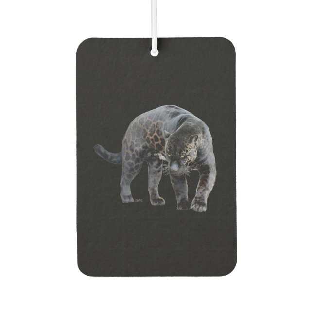 Désodorisant Pour Voiture Jaguar Diablo noir de la voiture air freshener (Devant)