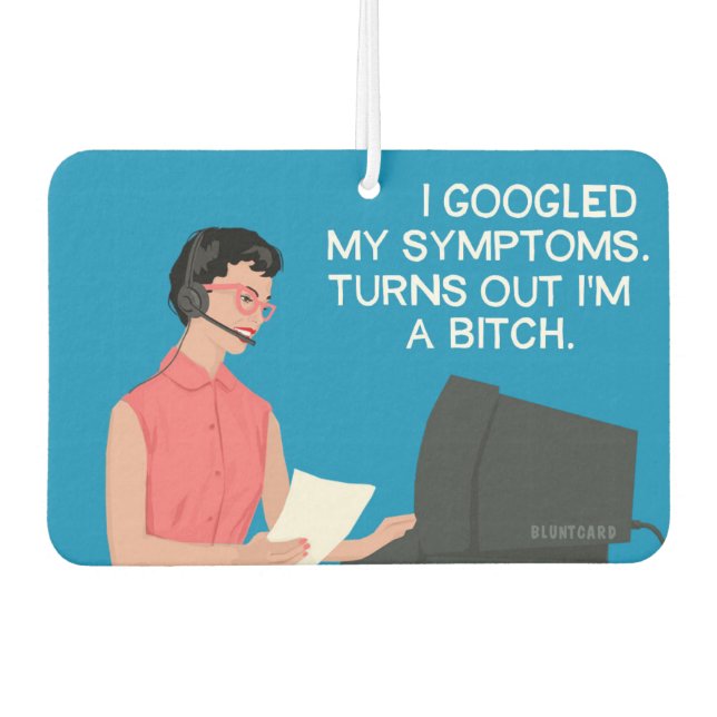 Désodorisant Pour Voiture J'ai fait une auto-recherche ! - Drôle (Devant)