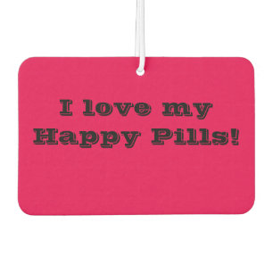 Désodorisant Pour Voiture J'aime mes Happy Pills Air Freshener