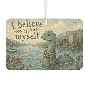 Désodorisant Pour Voiture Je crois en moi-même Loch Ness Monster fantaisiste
