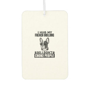 Désodorisant Pour Voiture J'Embrasse Mon Chien À Balles Français Pour Ne Pas