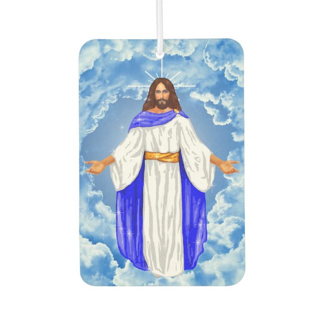 Désodorisant Pour Voiture Jésus  (Devant)