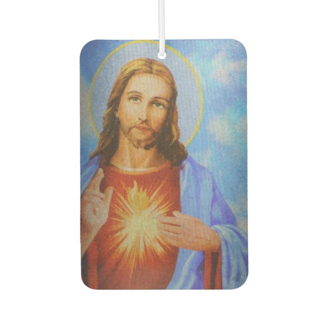 Désodorisant Pour Voiture Jesus Air Freshener (Devant)