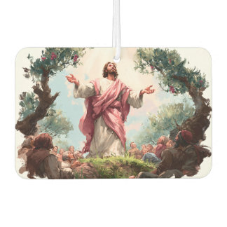 Désodorisant Pour Voiture Jesus Christ Christian Faith Bible Air Freshener