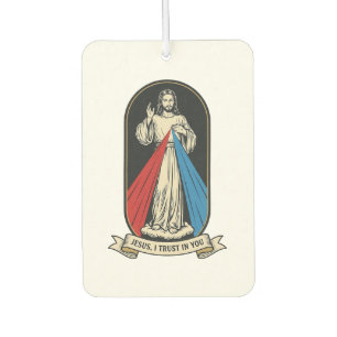 Désodorisant Pour Voiture Jésus de la Miséricorde Divine Vintage
