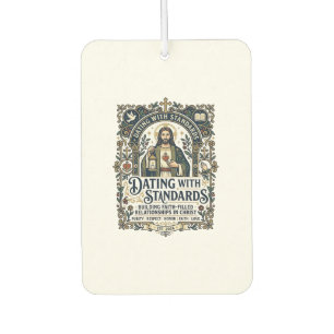 Désodorisant Pour Voiture Jésus en rendez-vous T-shirt humouristique sur la