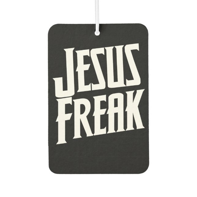 Désodorisant Pour Voiture Jesus Freak (Devant)