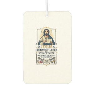Désodorisant Pour Voiture Jésus Langues de la Bible Hébreu Grec Chemise de