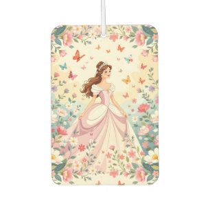 Désodorisant Pour Voiture Jolie princesse avec papillons