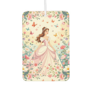 Désodorisant Pour Voiture Jolie princesse avec papillons