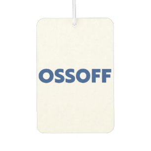 Désodorisant Pour Voiture Jon Ossoff Géorgie Sénat deuxième voiture bleu bla