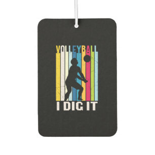 Désodorisant Pour Voiture Joueur de volley-ball Volleyball Je L'Ai Creusé