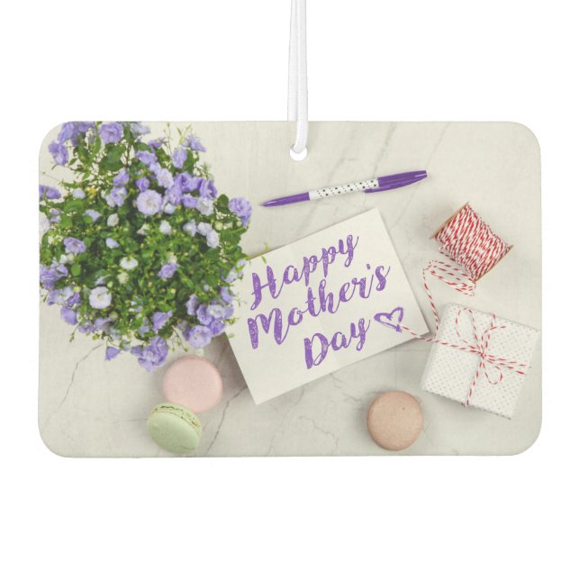 DÉSODORISANT POUR VOITURE JOYEUX JOUR DE MÈRE (Devant)