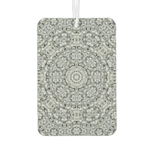 Désodorisant Pour Voiture Kaleidoscope Vintage noir et blanc