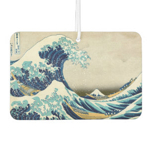 Désodorisant Pour Voiture Katsushika Hokusai - La Grande vague au large de K