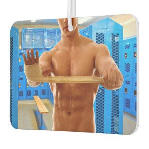 Désodorisant Pour Voiture La chemise de SlipperyJoe homme musclé imberbe poi