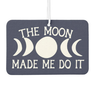 Désodorisant Pour Voiture La Lune m'a fait le faire LuneEnfant Phases Lune